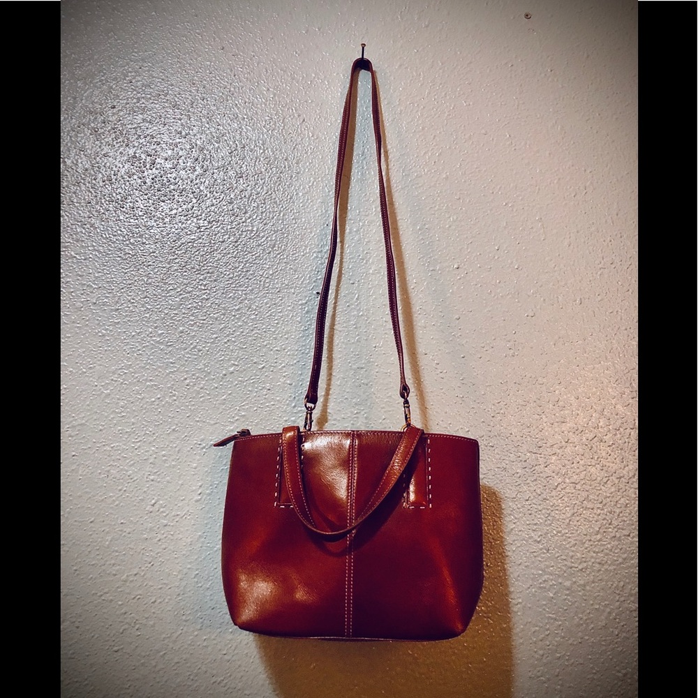 Fossil Genuine Leather Crossbody Purse